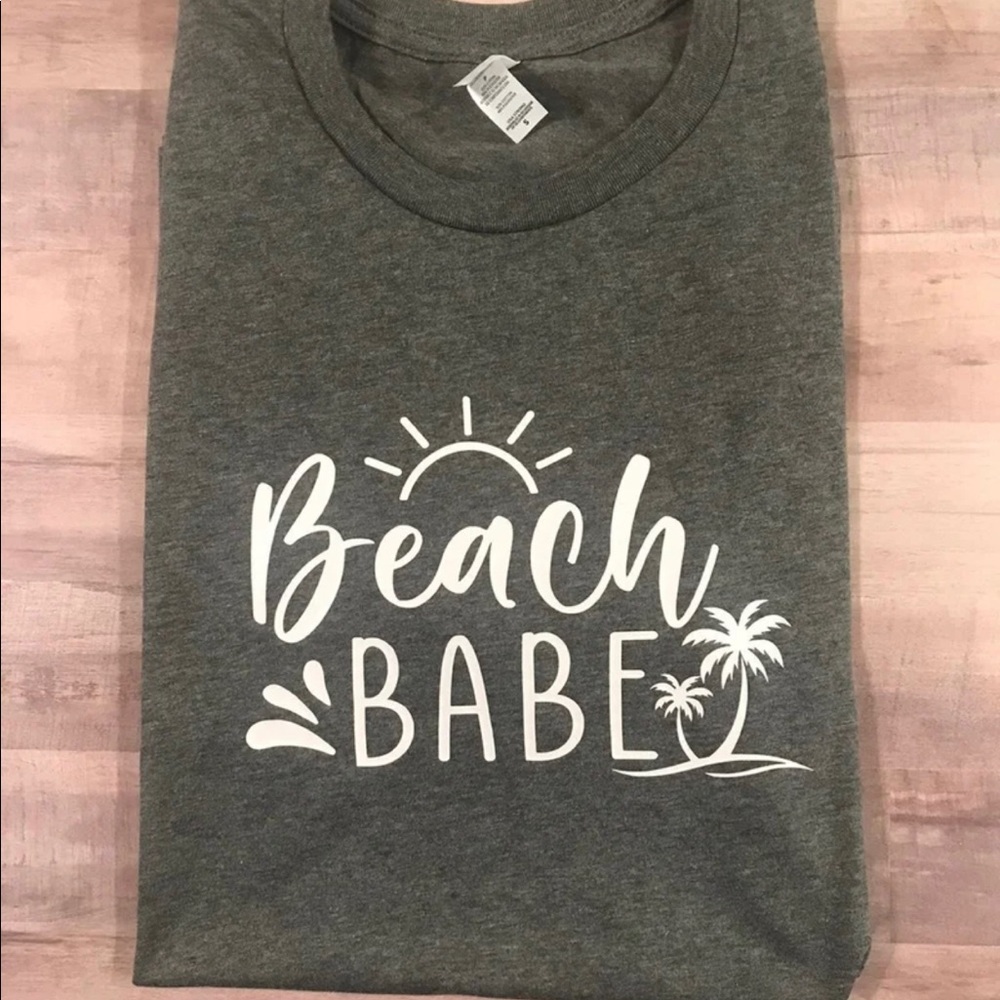 Beach babe custom top